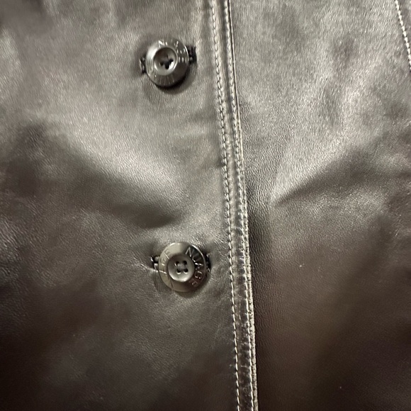 Nuage 100% leather. Black Leather Jacket - Picture 3 of 7